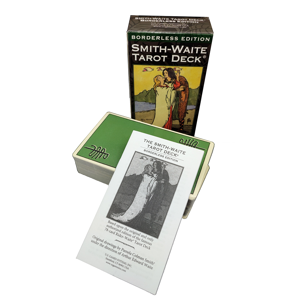 Tarot Deck With Guidebook - 256g 12x7cm Smith-Waite Tarot Borderless Edition
