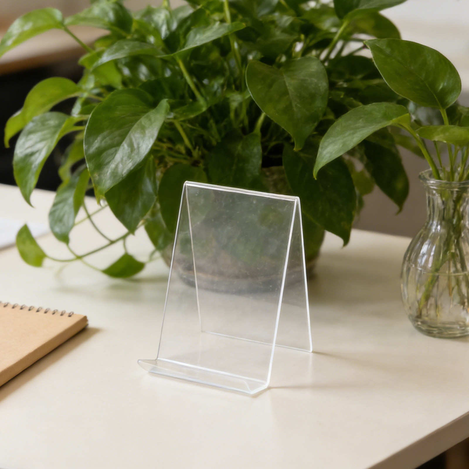 Clear Acrylic Book Stand Holder - 3Pcs Clear Acrylic Book Stand Holder