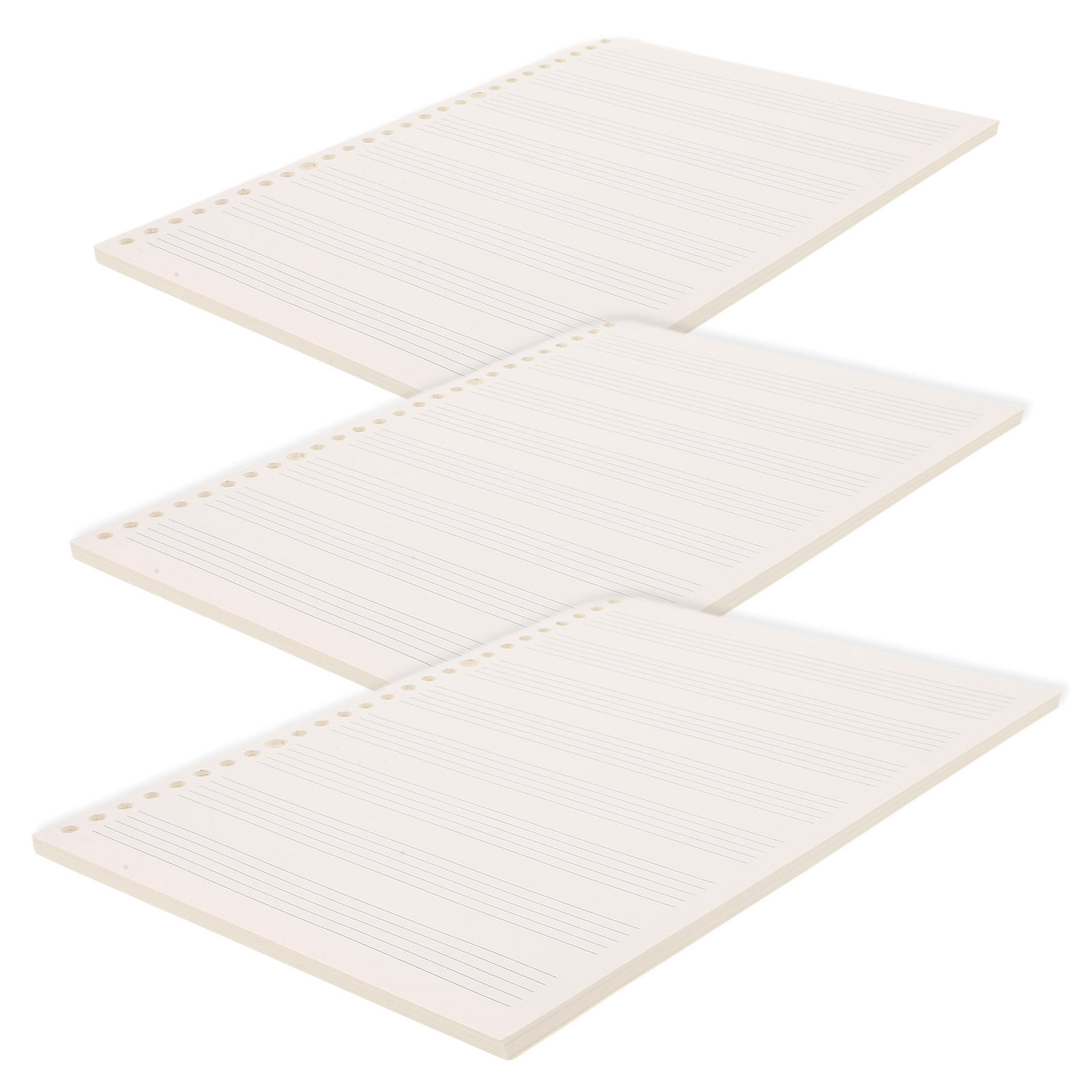 3Pcs Compact Detachable Guitar - Blank Sheet Music Notebook ulasan dan harga