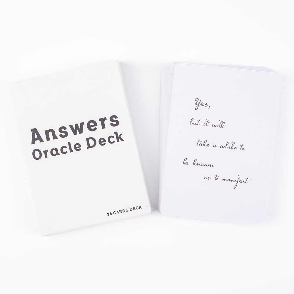 Answers Oracle Deck 36 Cards M - Tarot Deck With Guidebook ulasan dan harga