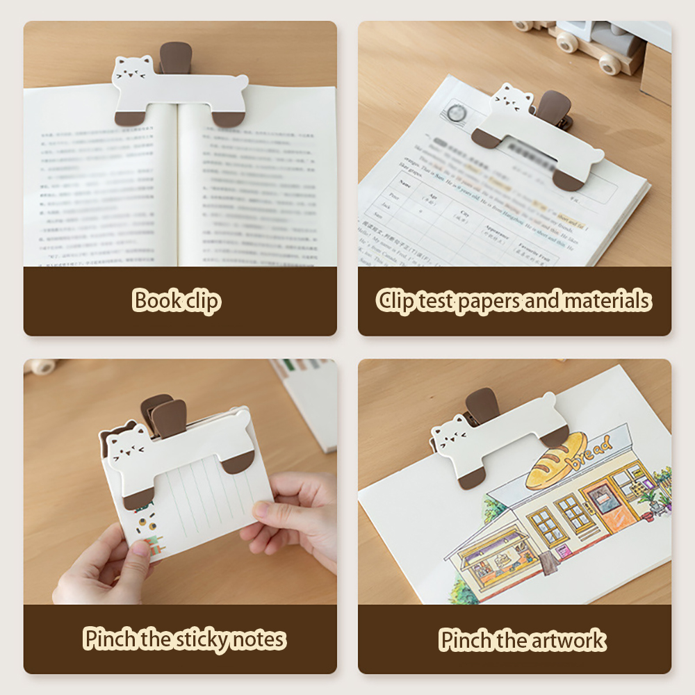 Cute Cat Book Holder, Fixed Bo - Stationery Books ulasan dan harga