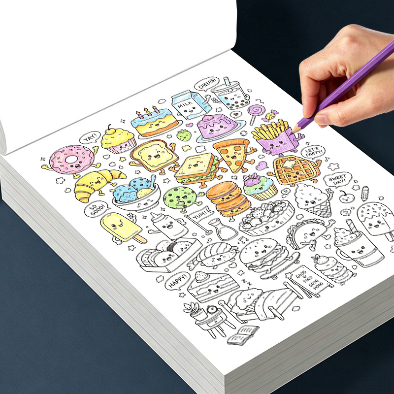 16 Pages Little Doodles Adult  - Adult Coloring Book Stress Relief ulasan dan harga