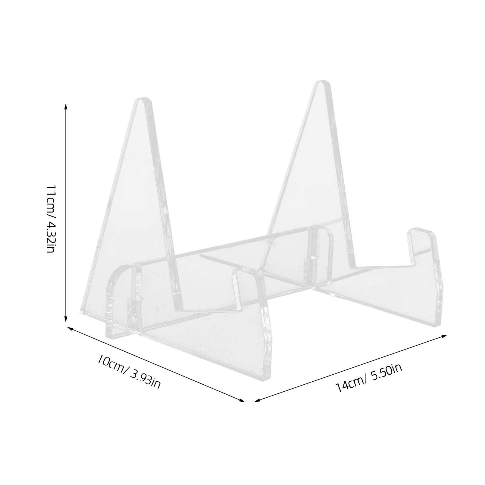 Acrylic Desktop Book Display S - Clear Acrylic Book Stand Holder ulasan dan harga