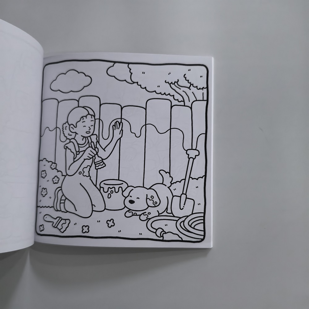 Girl Moments Cute & Comfy Colo - Adult Coloring Book Stress Relief ulasan dan harga