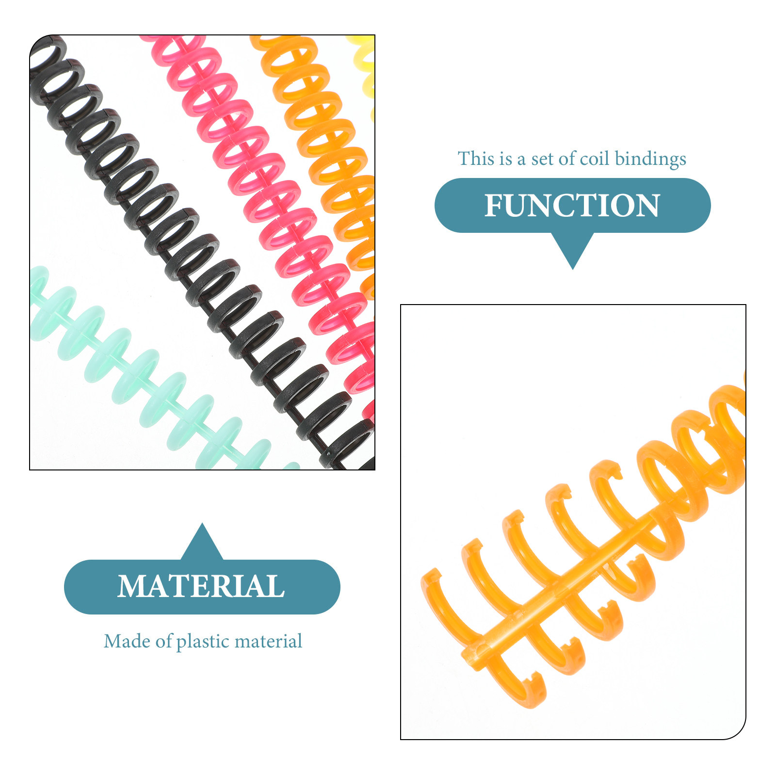 11Pcs Loose Leaf Binder Coil B - Stationery Books ulasan dan harga