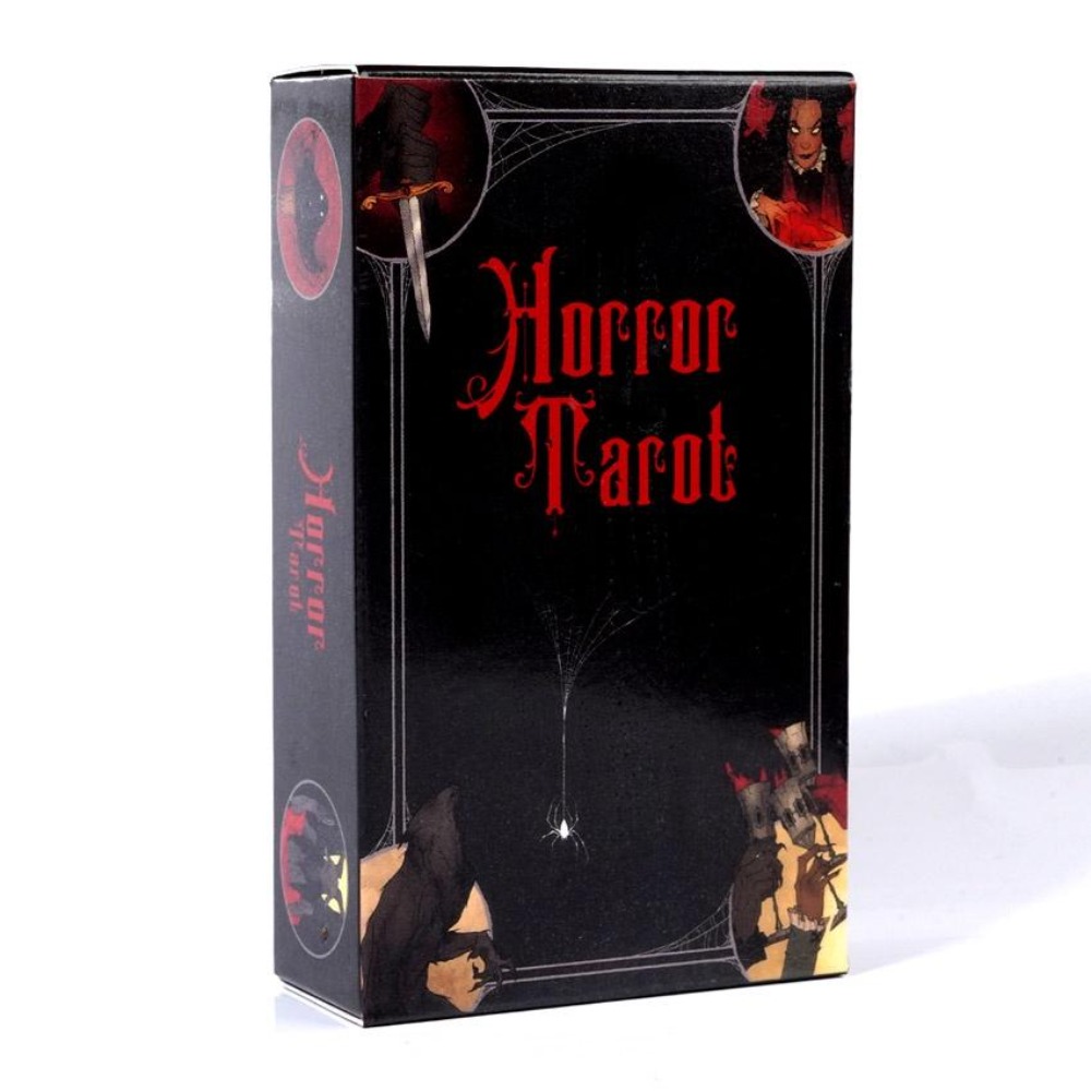 10.3*6cm Horror Tarot Deck Car - Tarot Deck With Guidebook ulasan dan harga