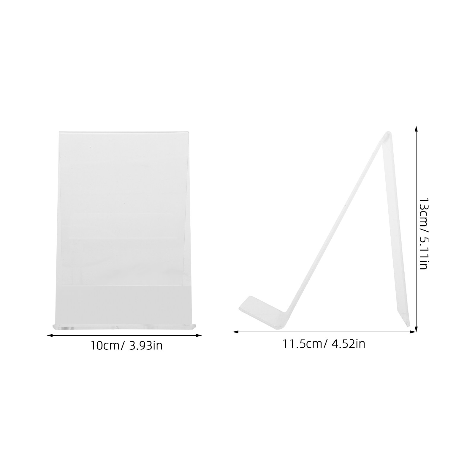 3Pcs Clear Acrylic Book Stand  - Clear Acrylic Book Stand Holder ulasan dan harga