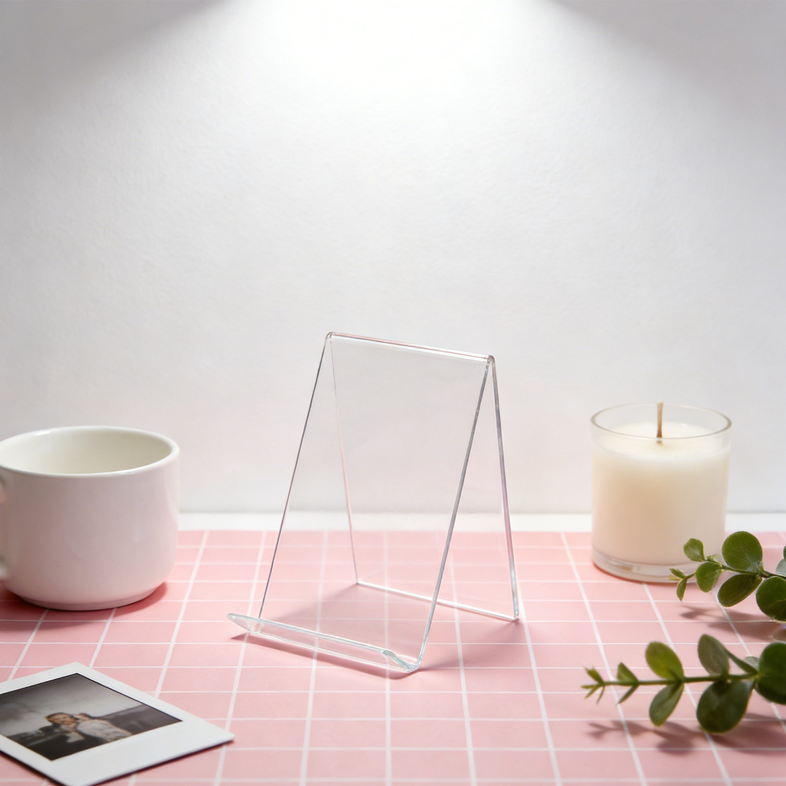 3Pcs Clear Acrylic Book Stand  - Clear Acrylic Book Stand Holder ulasan dan harga