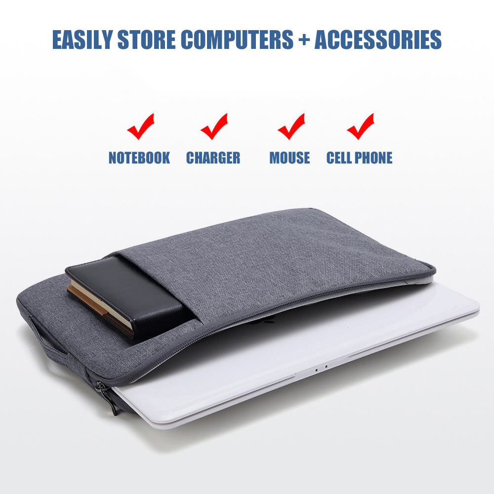 Portable Laptop Sleeve Bag Wit - Books ulasan dan harga