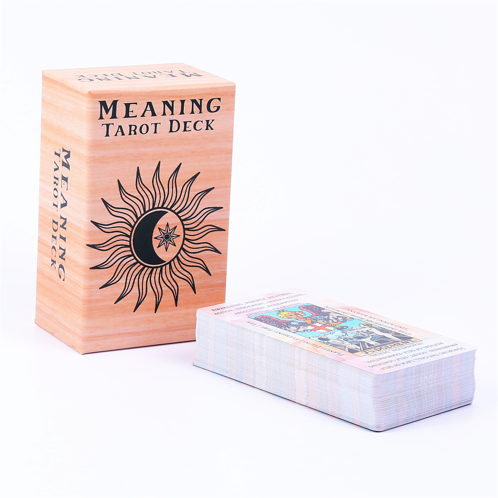 12*7cm Meaning Tarot Deck In S - Tarot Deck With Guidebook ulasan dan harga