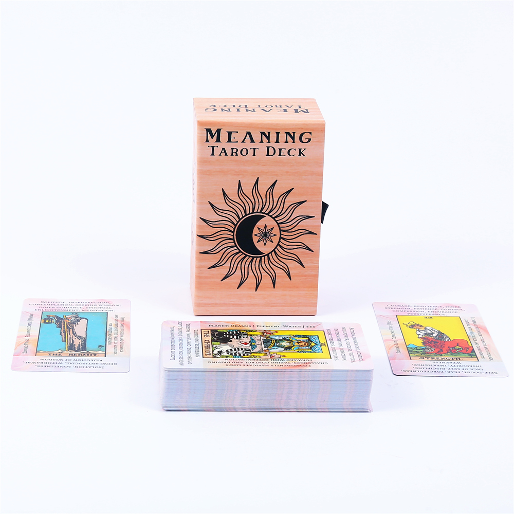 12*7cm Meaning Tarot Deck In S - Tarot Deck With Guidebook ulasan dan harga