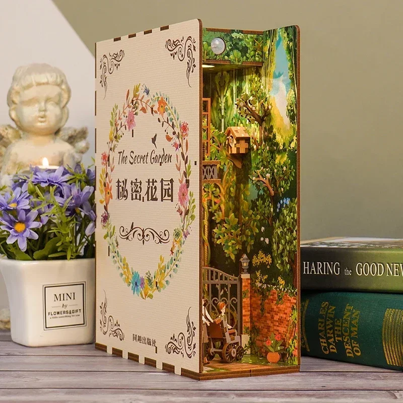 DIY Wooden Book Nook Shelf Ins - Diy Wooden Book Nook Kit Shelf Insert ulasan dan harga