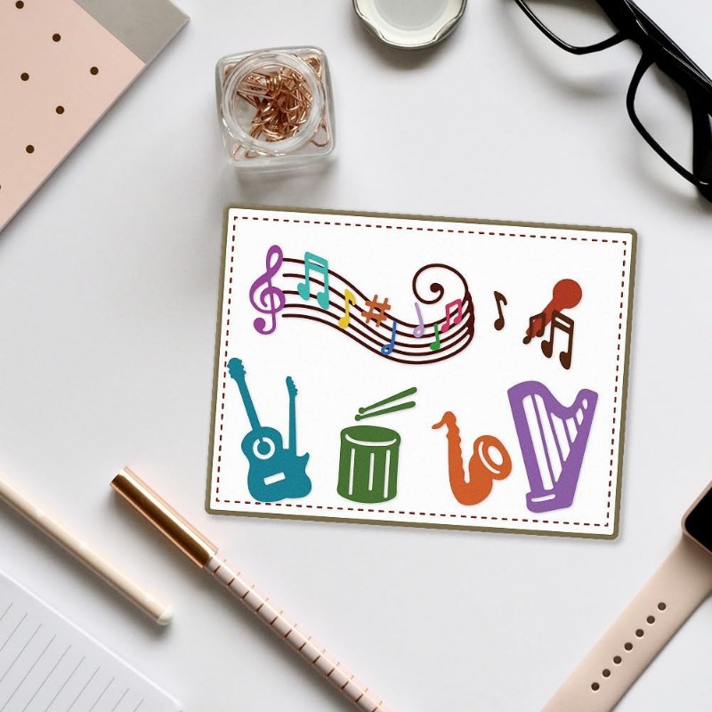 2pcs 27 Styles Musical Note Cu - Blank Sheet Music Notebook ulasan dan harga