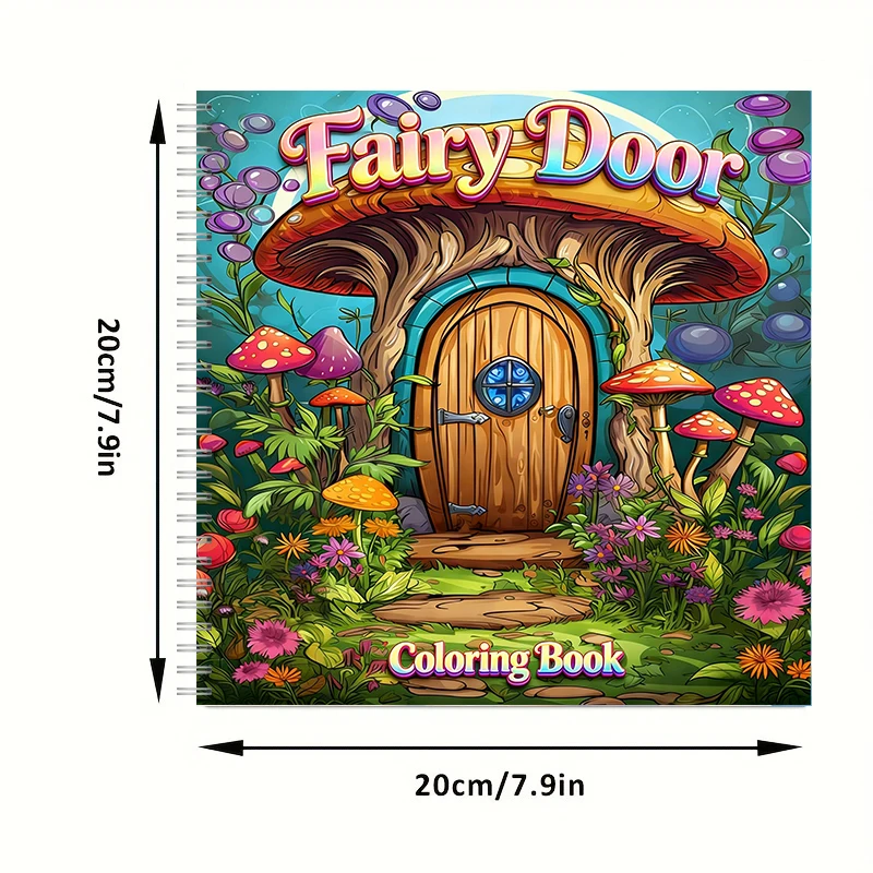 Coloring Book Fairy Door for A - Adult Coloring Book Stress Relief ulasan dan harga