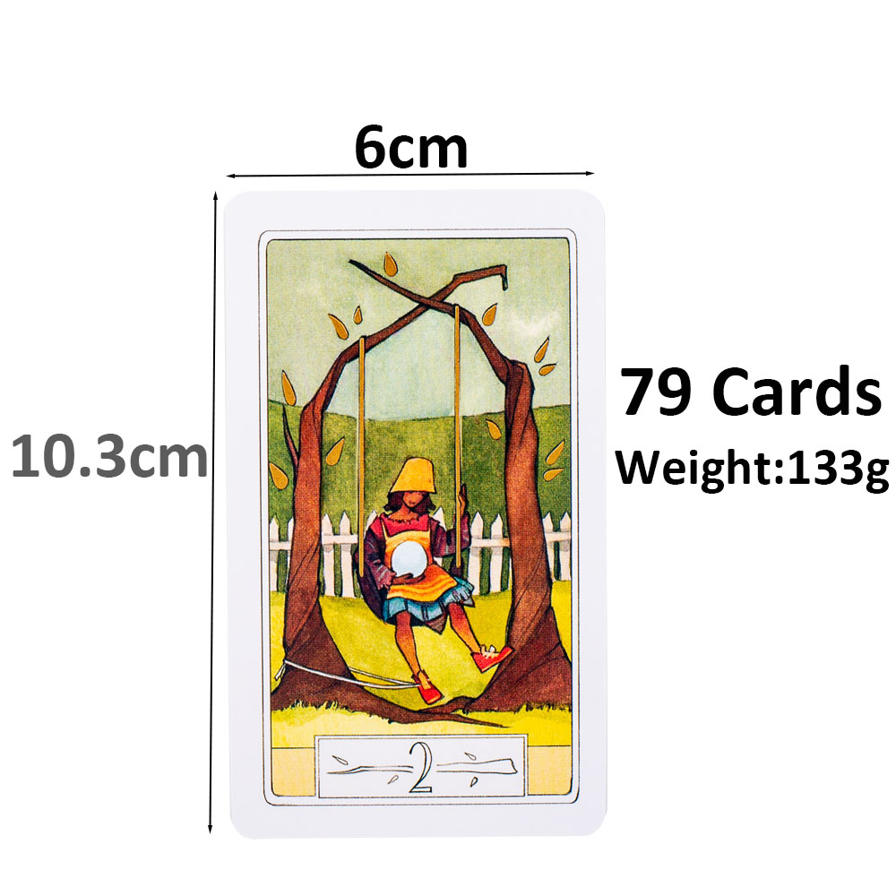 Curious Travels Tarot 10.3*6cm - Tarot Deck With Guidebook ulasan dan harga