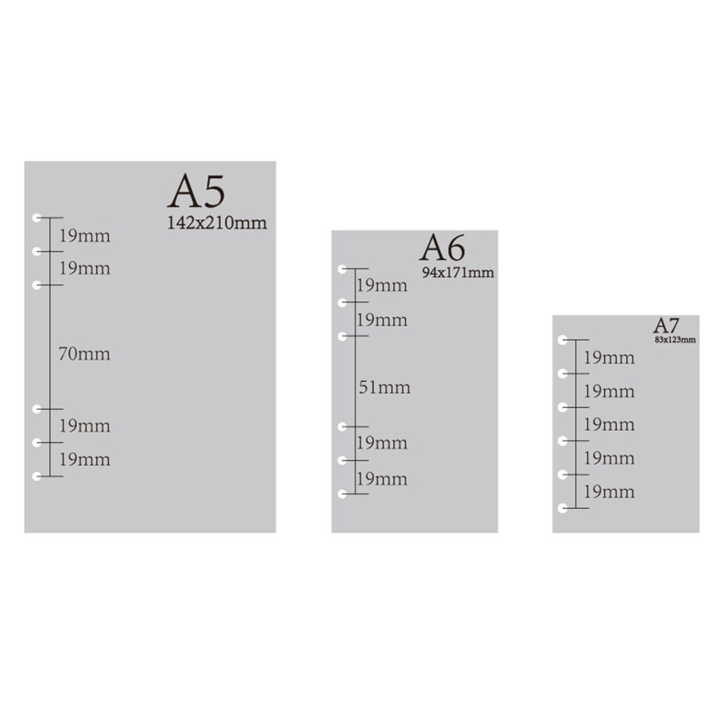 A5 A6 Loose Leaf Notebook Refi - A5 Spiral Dotted Grid Notebook ulasan dan harga